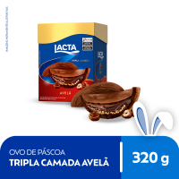 Ovo de P�scoa Lacta Tripla Camada Avel� 320g