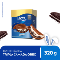 Ovo de P�scoa Lacta Tripla Camada Oreo 320g