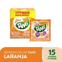 Refresco em p Tang laranja com 15 unidades de 18g - preo especial - DISPLAY