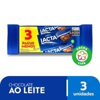 CHOCOLATE AO LEITE 34G LACTA