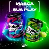 Trident X Gamers Acid Berry - Display Com 6 unidades