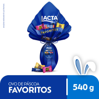 Ovo de P�scoa Lacta Favoritos 540g