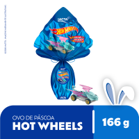 Ovo de P�scoa Lacta Hot Wheels de Chocolate ao Leite 166g