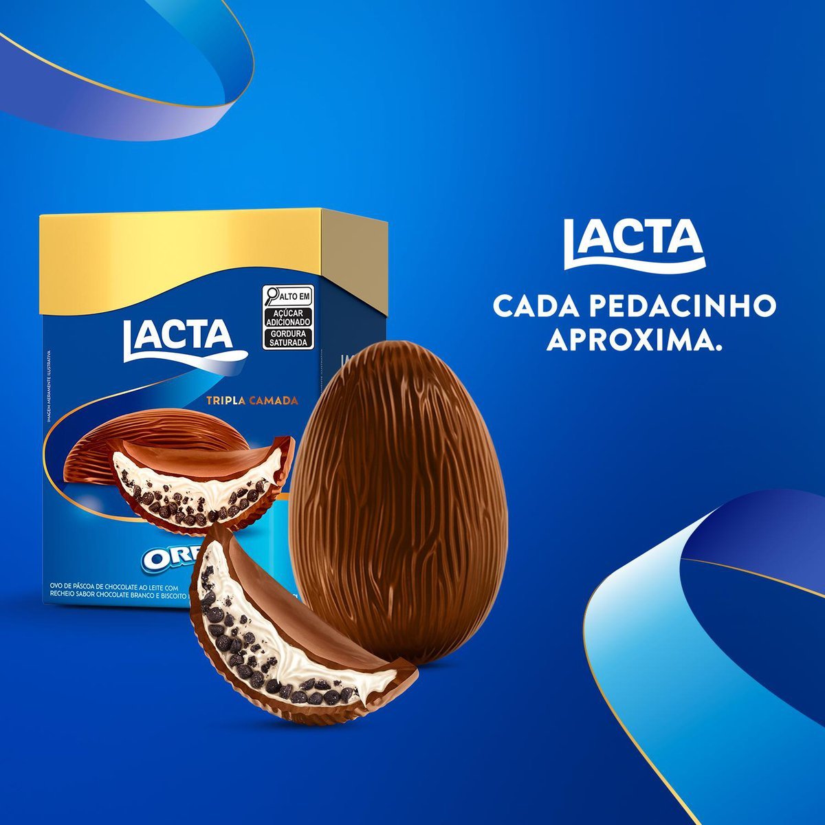 Ovo de Pscoa Tripla Camada Oreo 320G