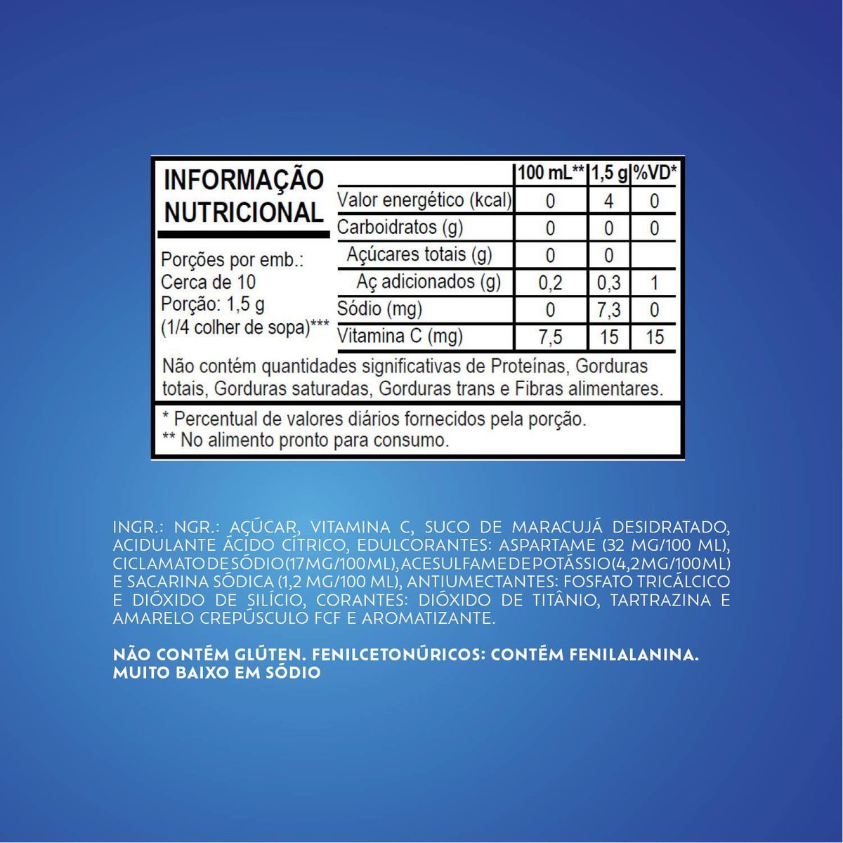 Refresco Em P Fresh Maracuj Caixa Com 15 Unidades De 15g