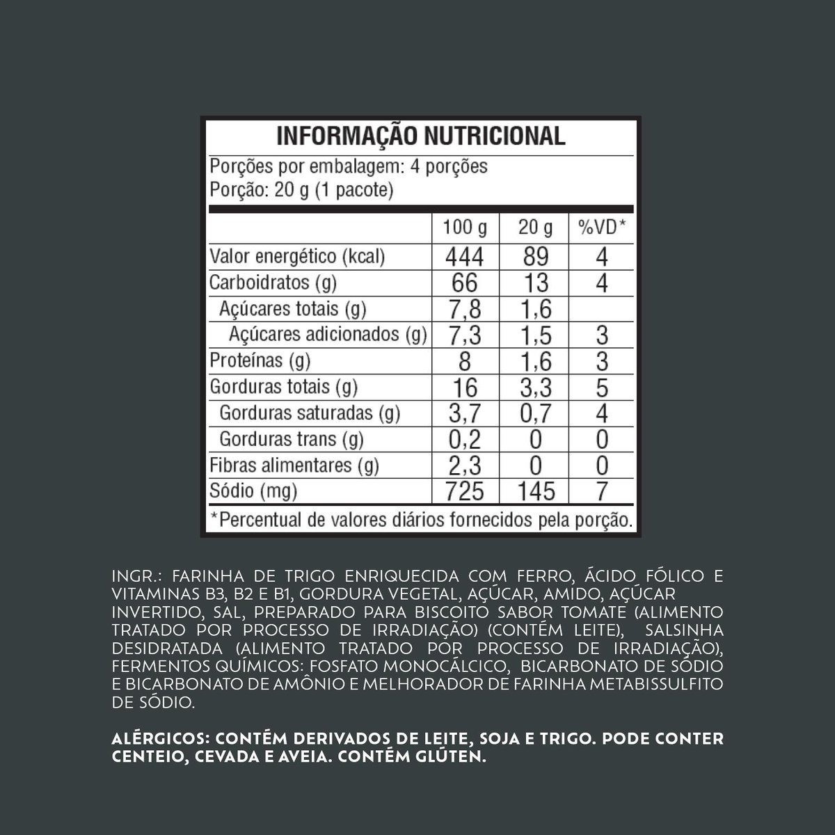 Biscoito Salgado Club Social Crostini tomate seco e salsinha 80g