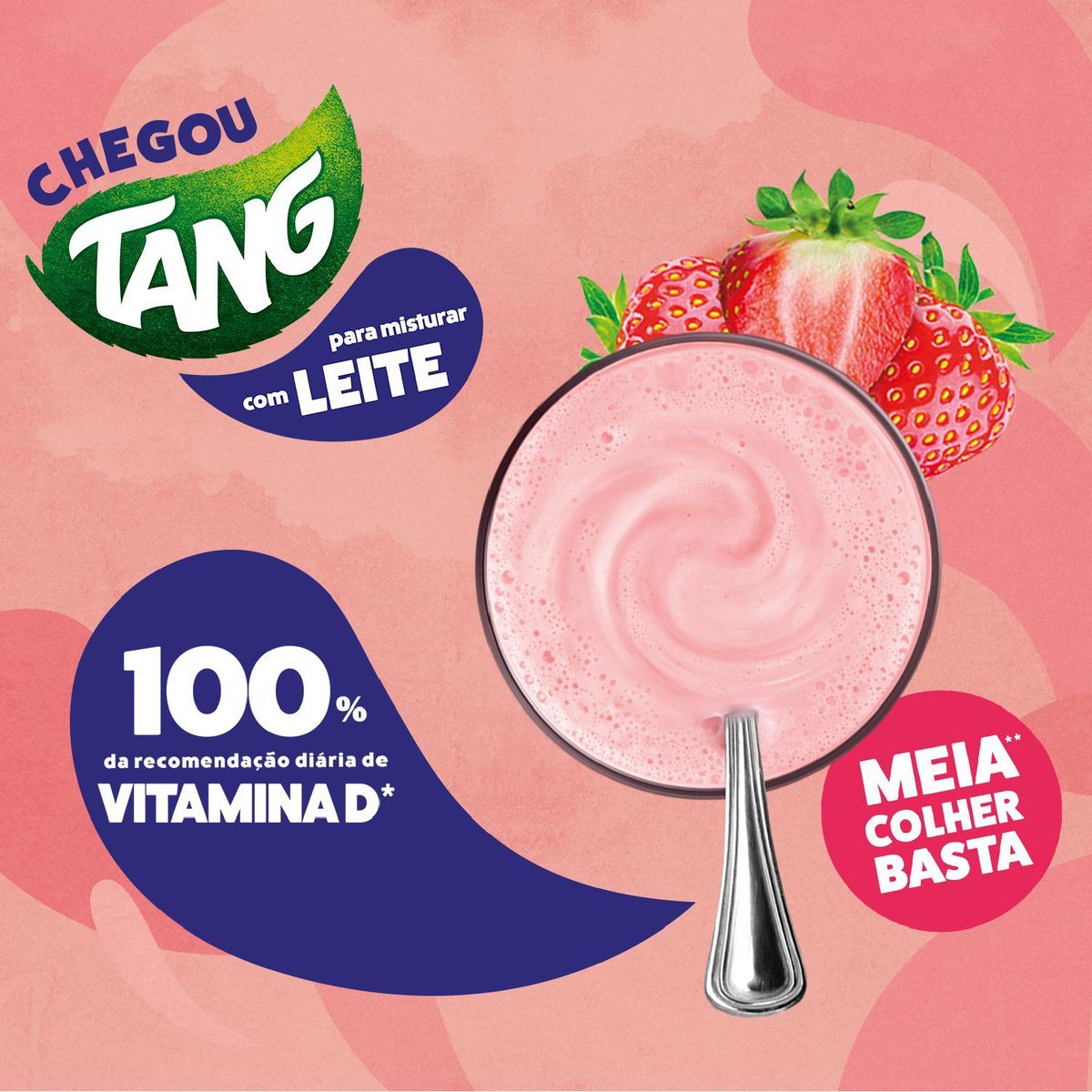 Tang Para Misturar Com Leite Morango 125g
