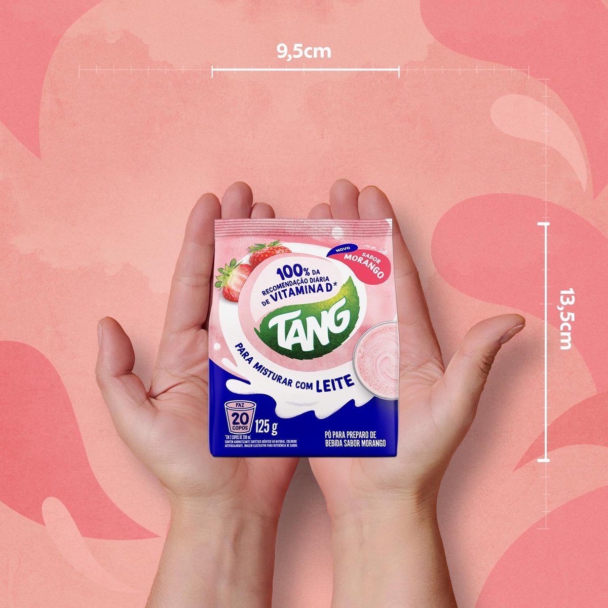 Tang Para Misturar Com Leite Morango 125g