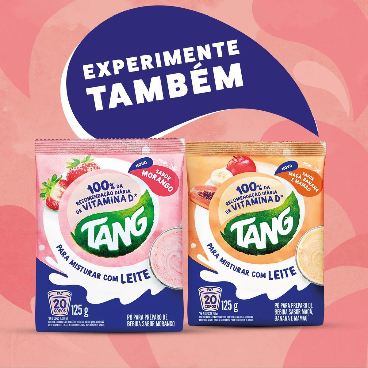 Tang Para Misturar Com Leite Morango 125g