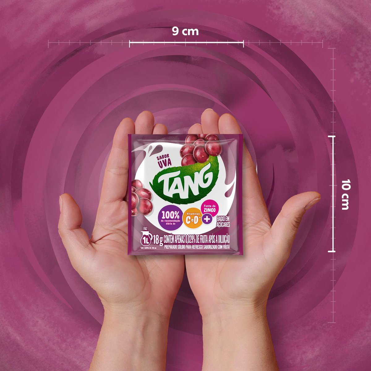 Refresco em p Tang uva com 15 unidades de 18g - preo especial - DISPLAY