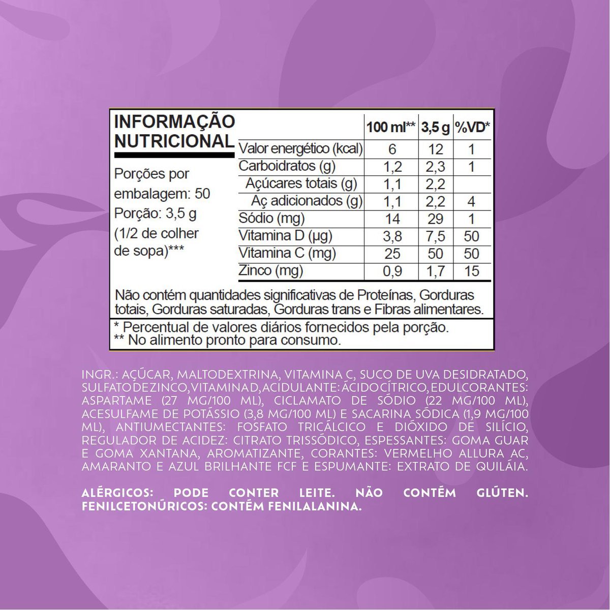 Refresco em p Tang Uva Leve 10 Por Preo Especial