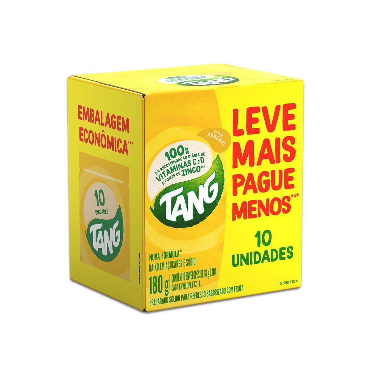 Refresco em p Tang Abacaxi Leve 10 Por Preo Especial