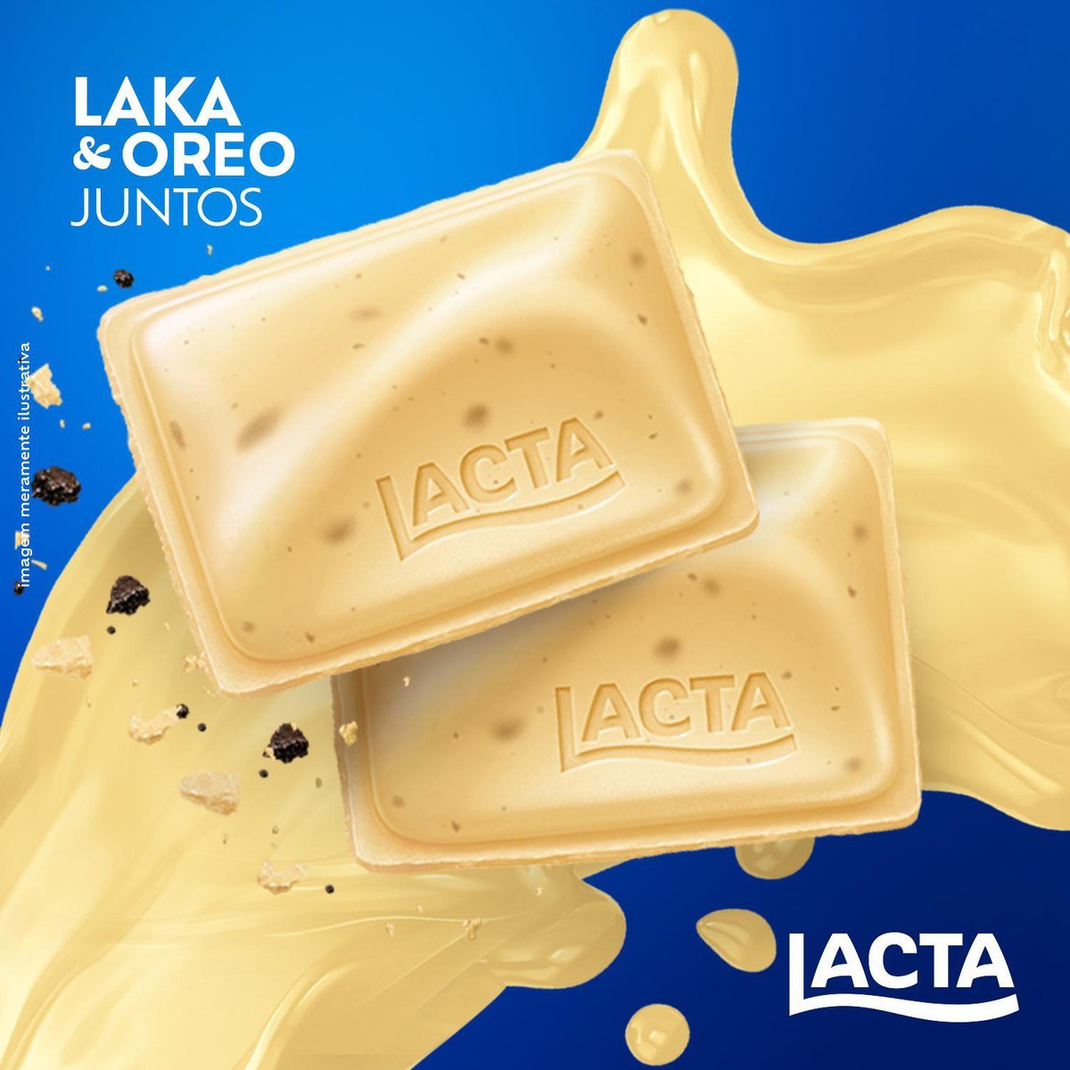 Chocolate Branco Lacta Laka Oreo 80g