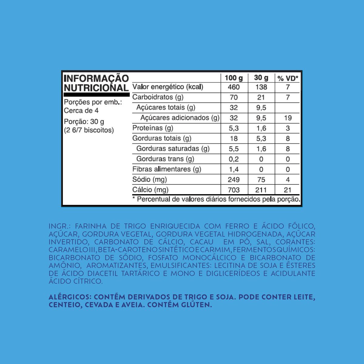 Biscoito Recheado Trakinas Morango 42g