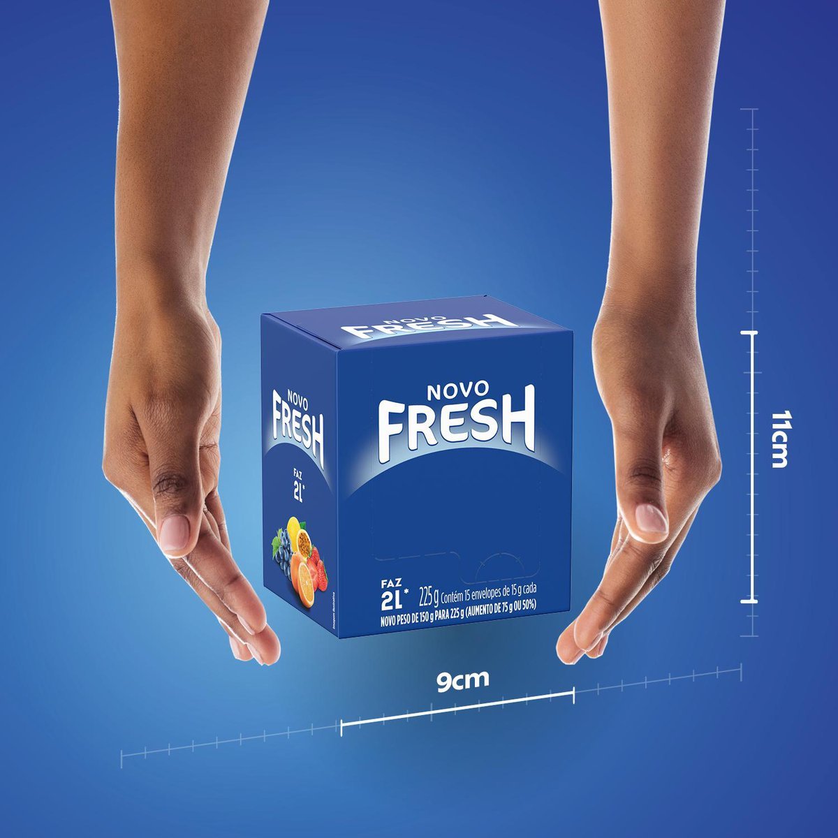 Refresco Em P Fresh Carambola Caixa Com 15 Unidades De 15g