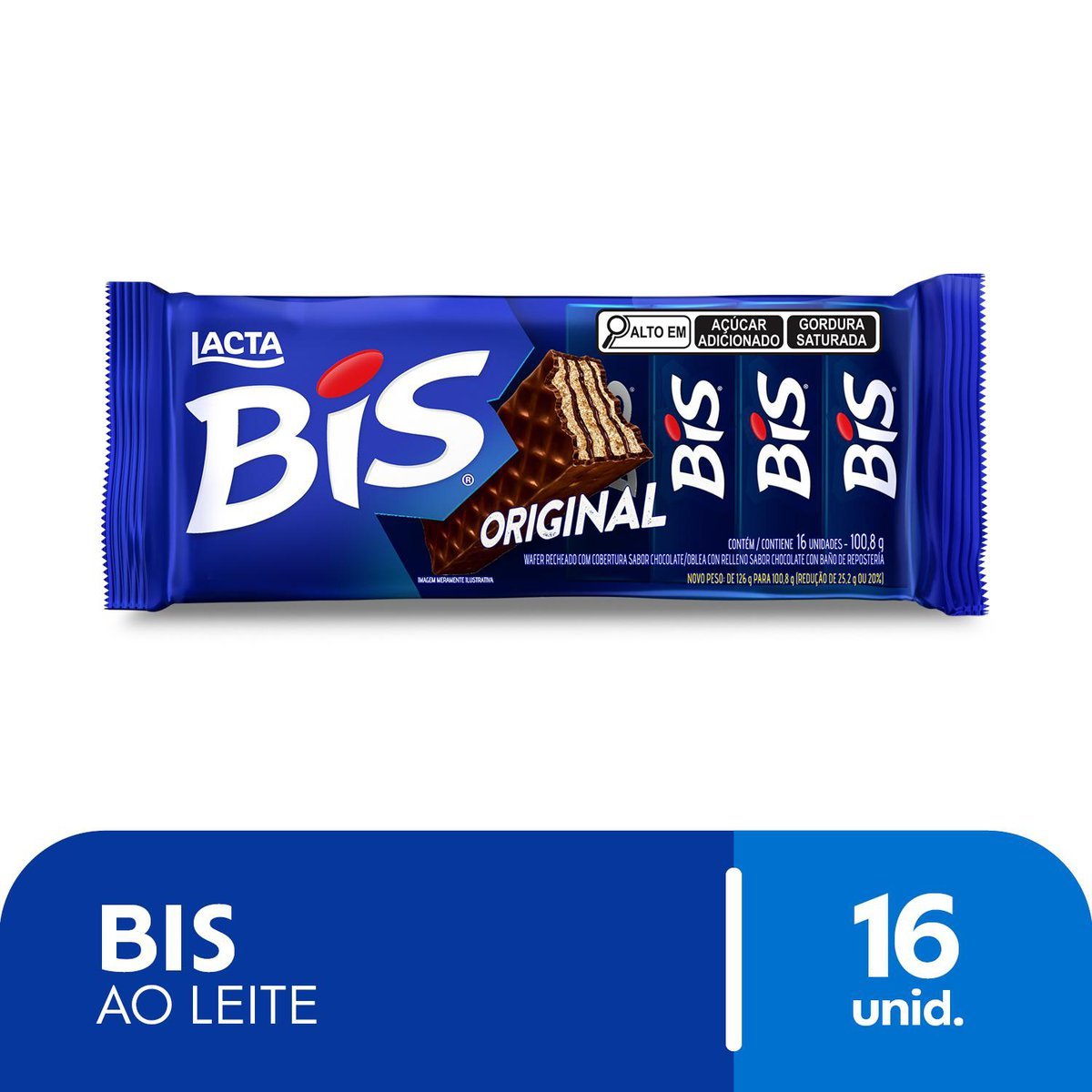 Bis Ao Leite 100,8g