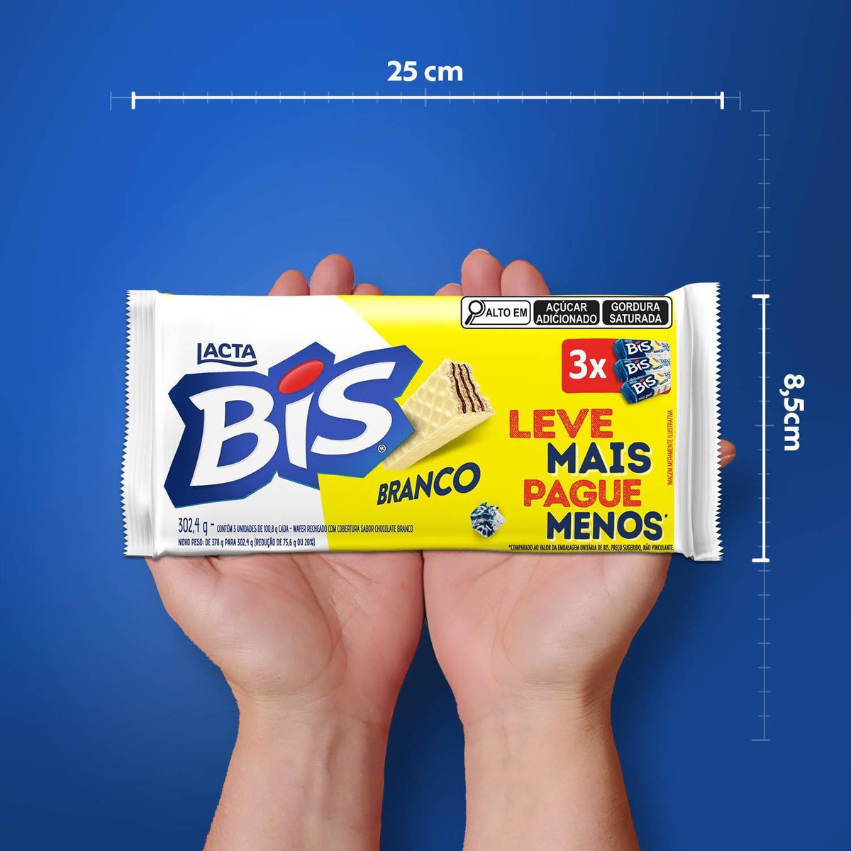 Bis Branco - Kit com 3 unidades de 100,8g