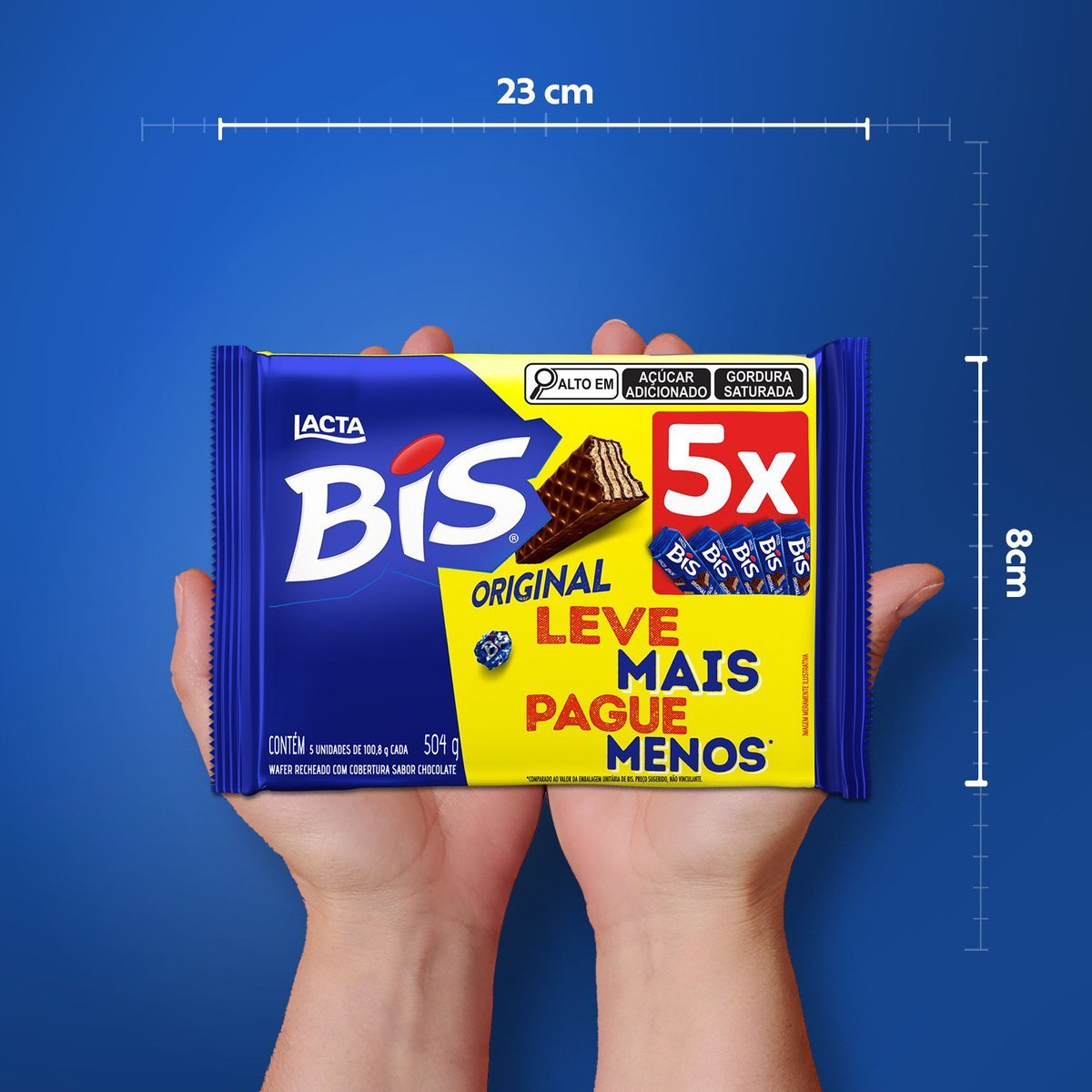 Bis Ao Leite - Kit com 5 unidades de 100,8g