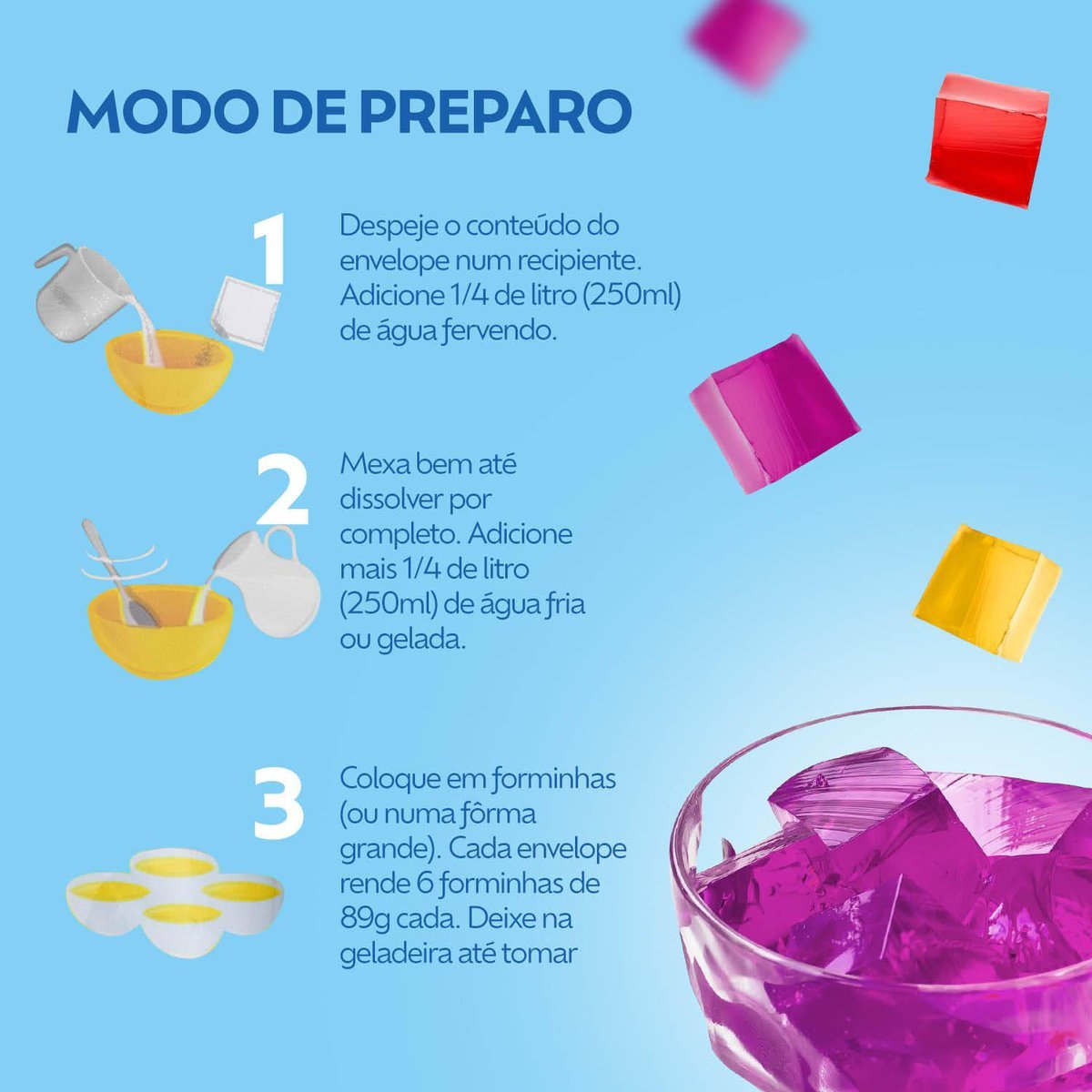 Gelatina Em P Royal Zero Acar Framboesa Caixa Com 12 Unidades De 12g