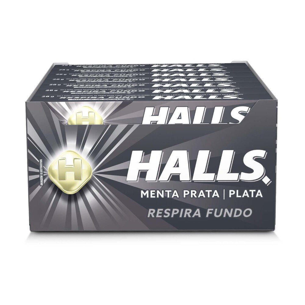 BALA HALLS MENTA PRATA 28G