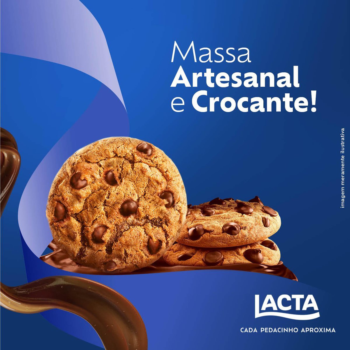 Biscoito Cookies Lacta Ao Leite 80g