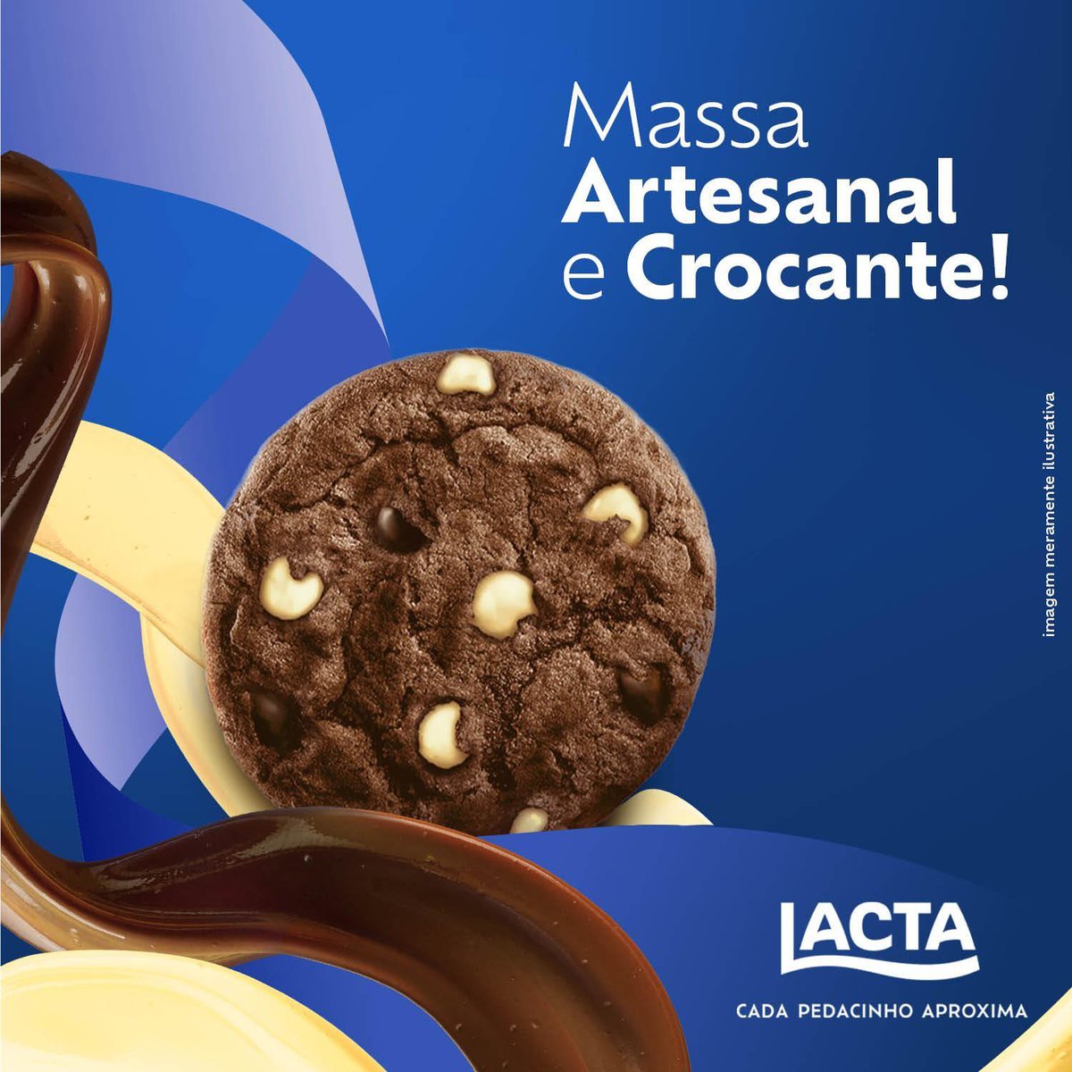 Biscoito Cookies Lacta Laka 80g