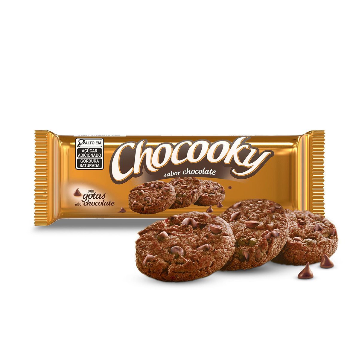 Biscoito Chocooky Cookie de Chocolate 120g