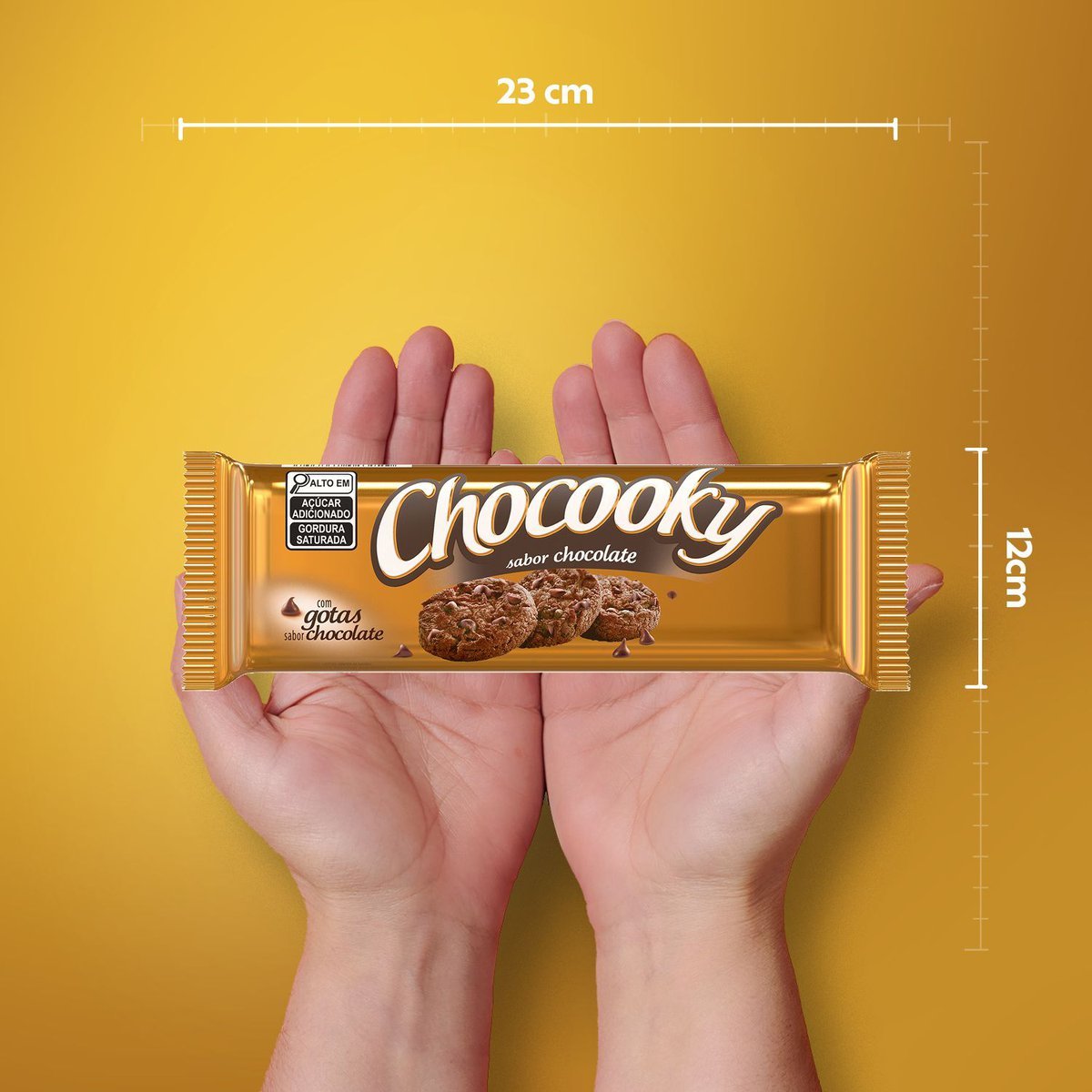 Biscoito Chocooky Cookie de Chocolate 120g