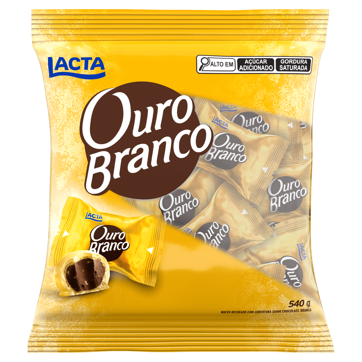 Chocolate Ouro Branco Pacote 540G