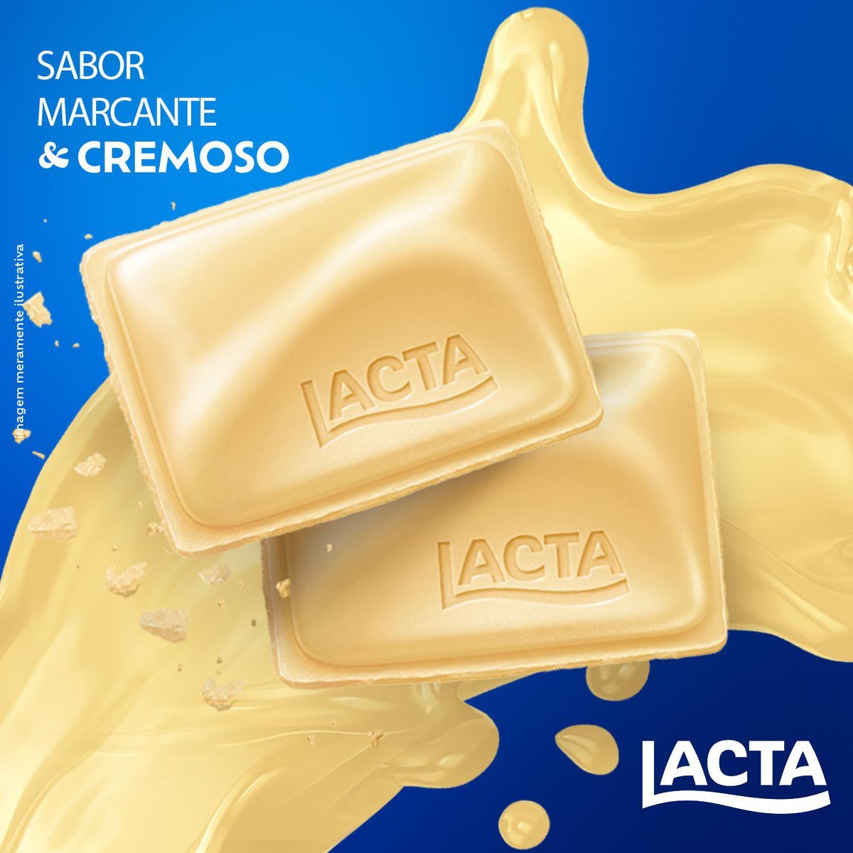 Chocolate Lacta Branco Laka 145g