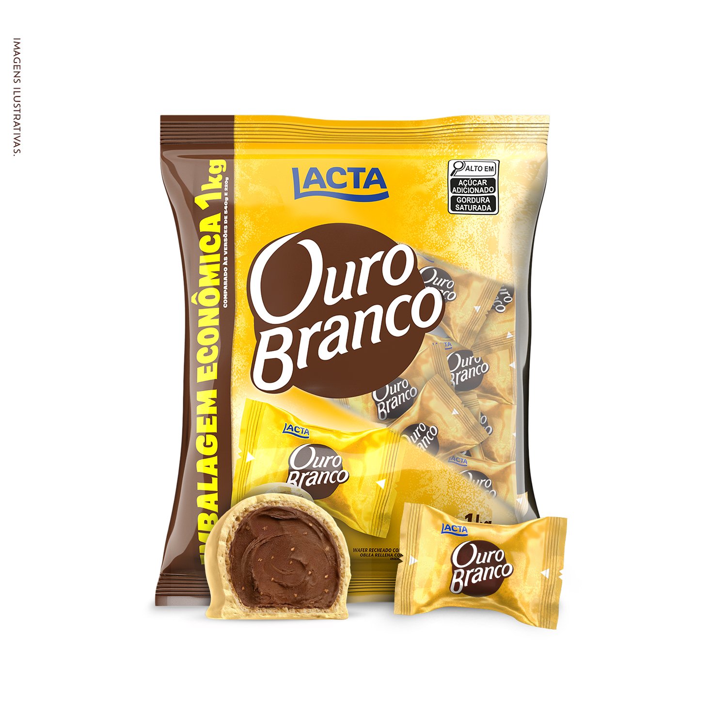 Chocolate Ouro Branco Pacote 1Kg
