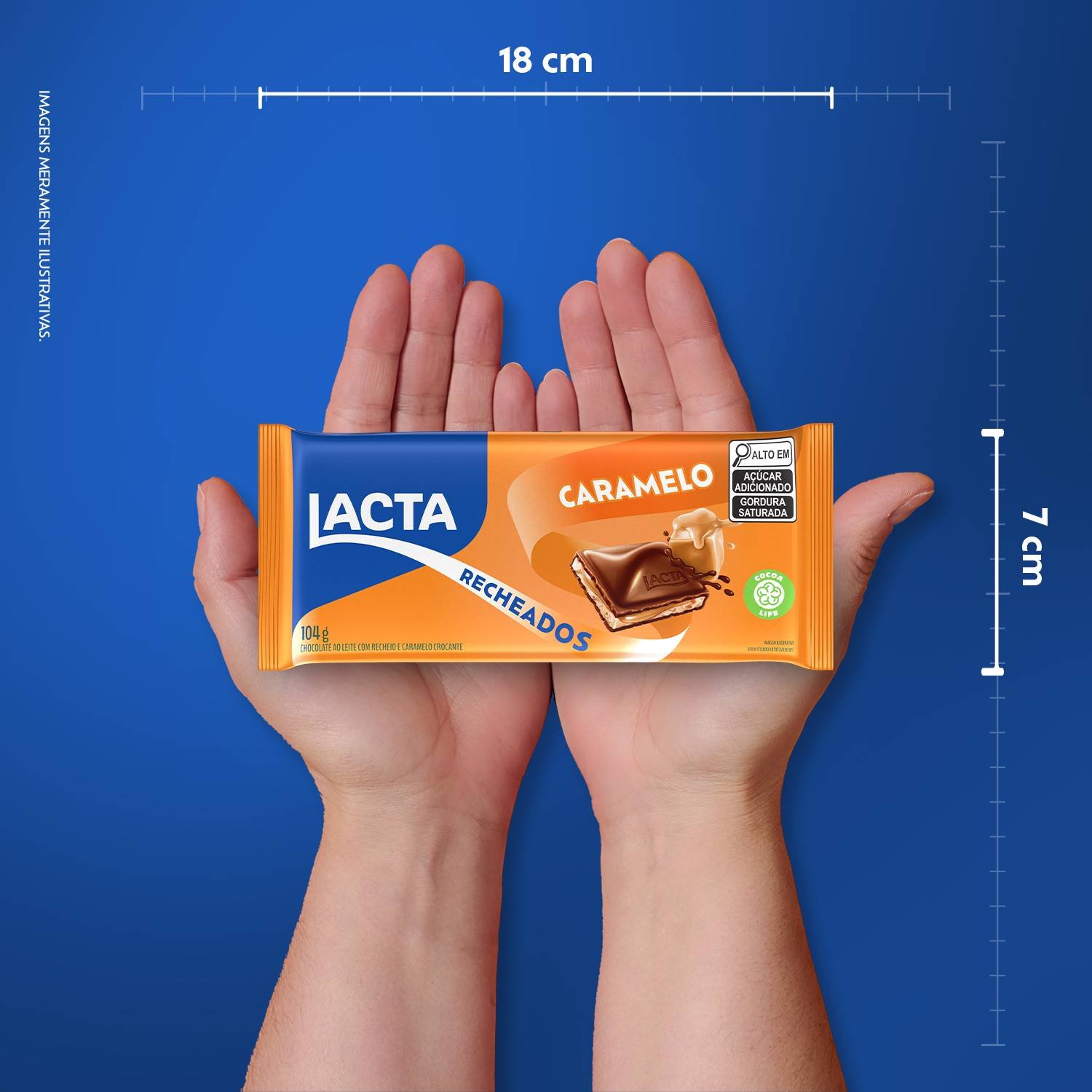 Lacta Caramelo Recheado 104g