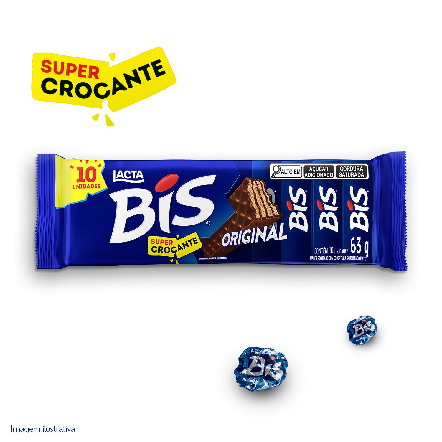 BIS AO LEITE 63g kit 10unds