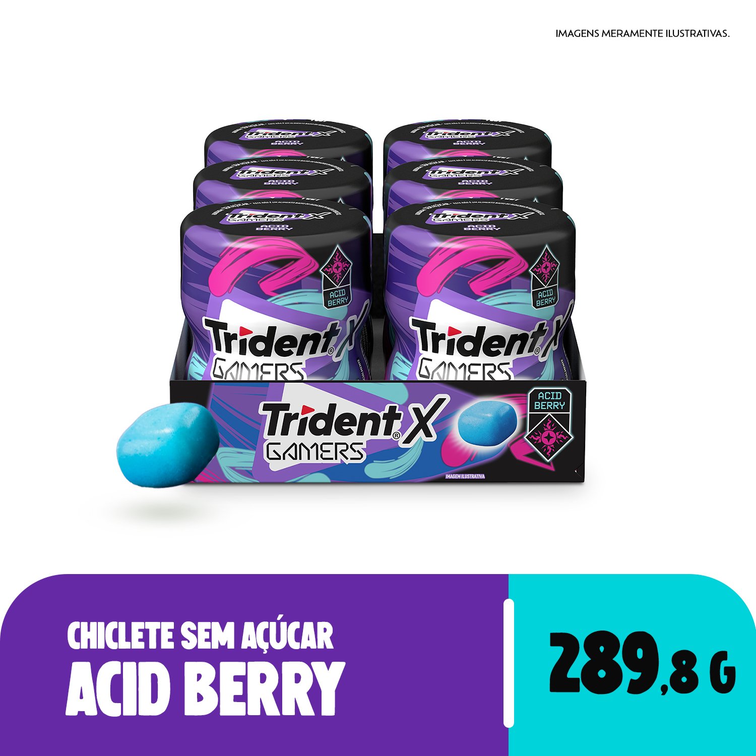 Trident X Gamers Acid Berry
