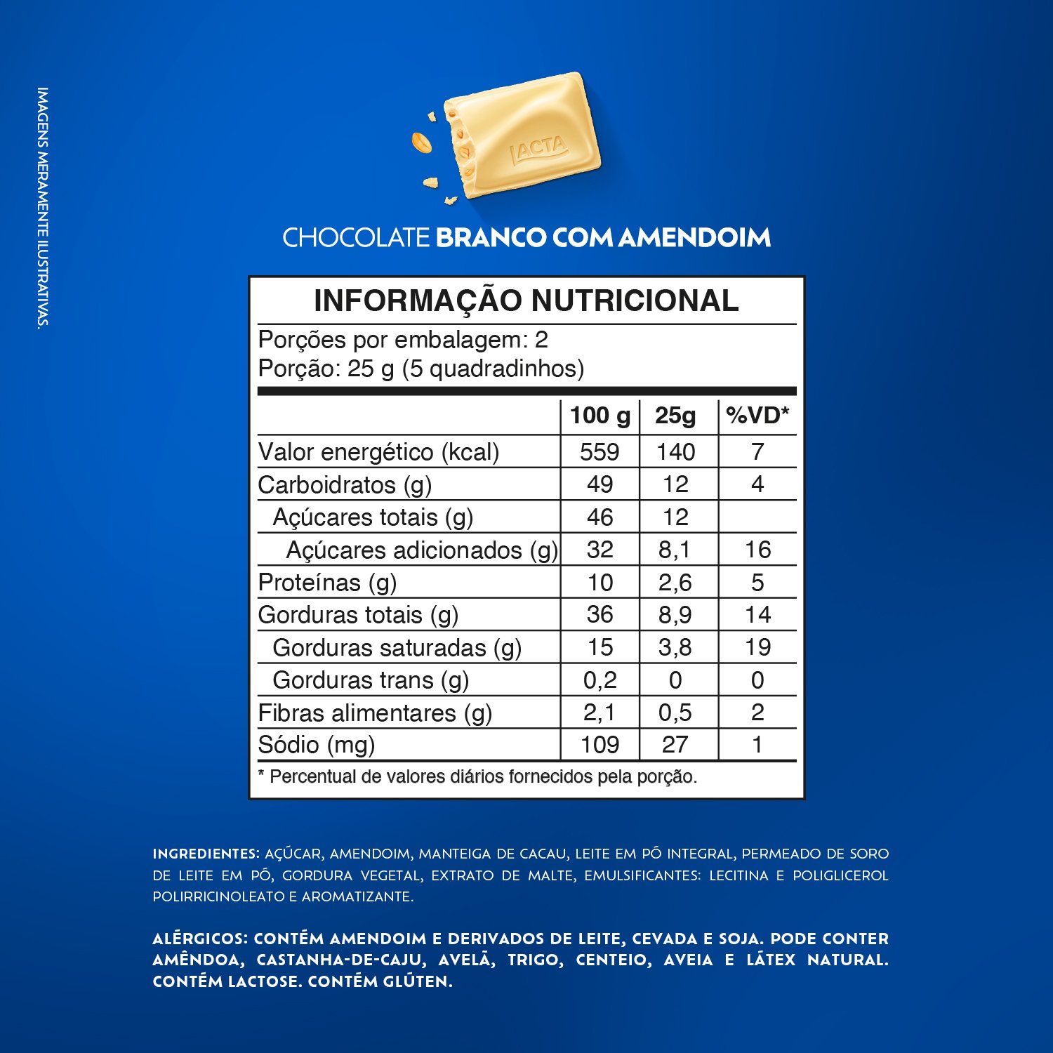 Shot Branco 50,1g - display com 21unds