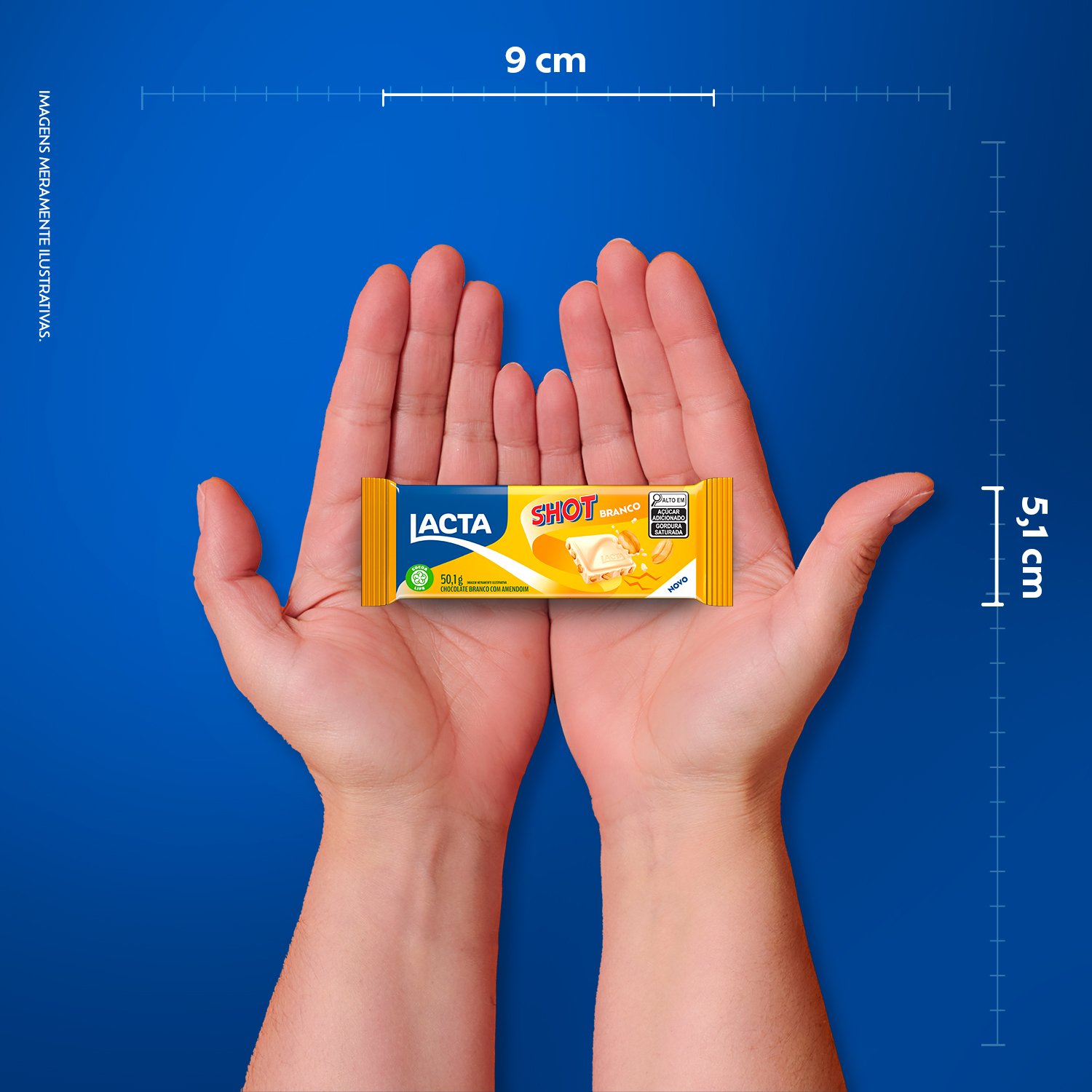 Shot Branco 50,1g - display com 21unds