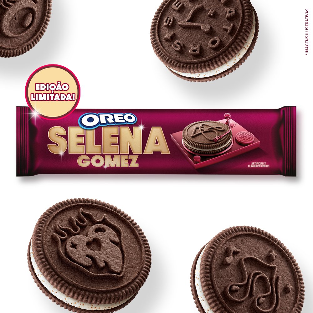 Biscoito Oreo Selena Gomes Pacote 90g
