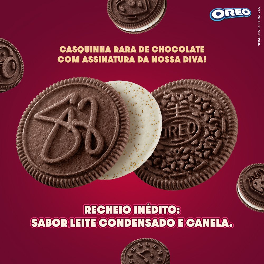 Biscoito Oreo Selena Gomes Pacote 90g