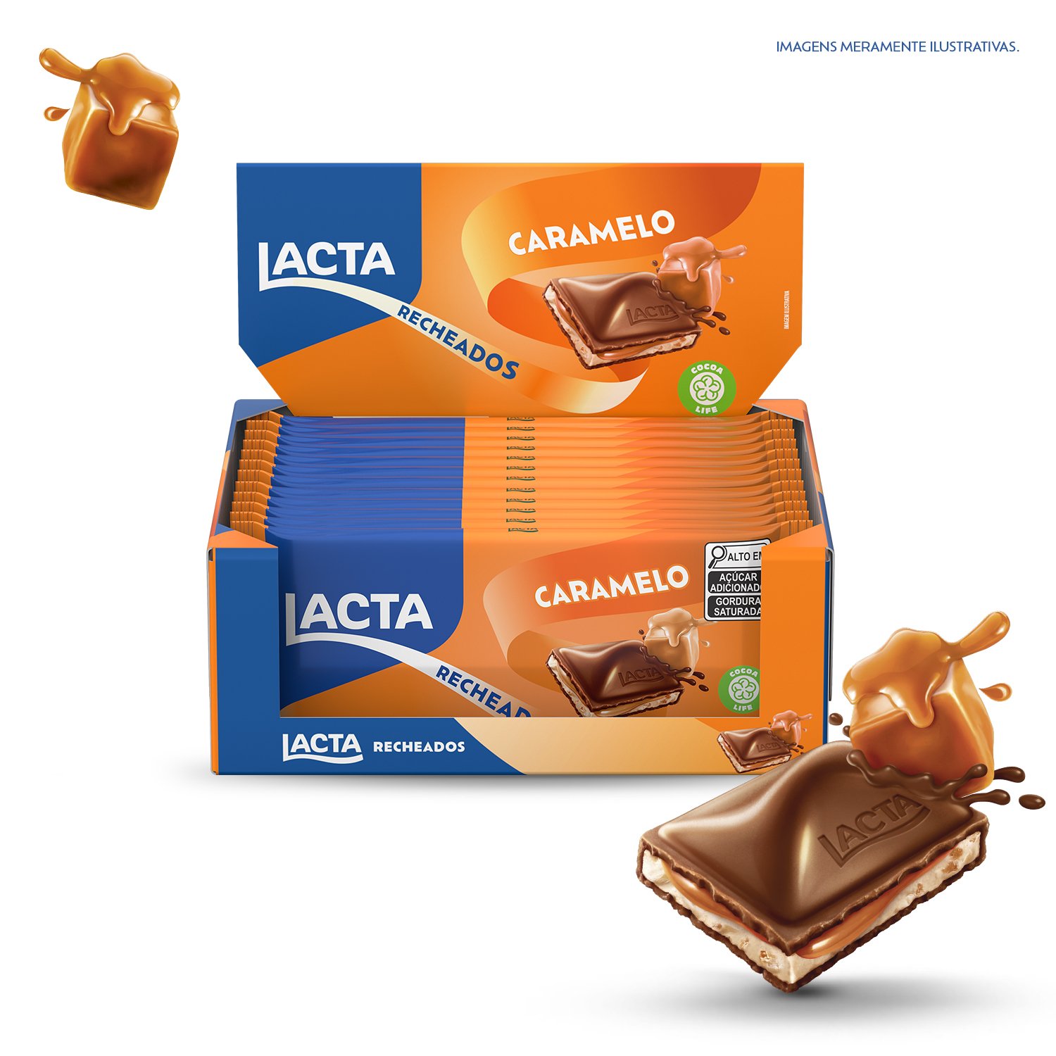 Lacta Caramelo Recheado 104g