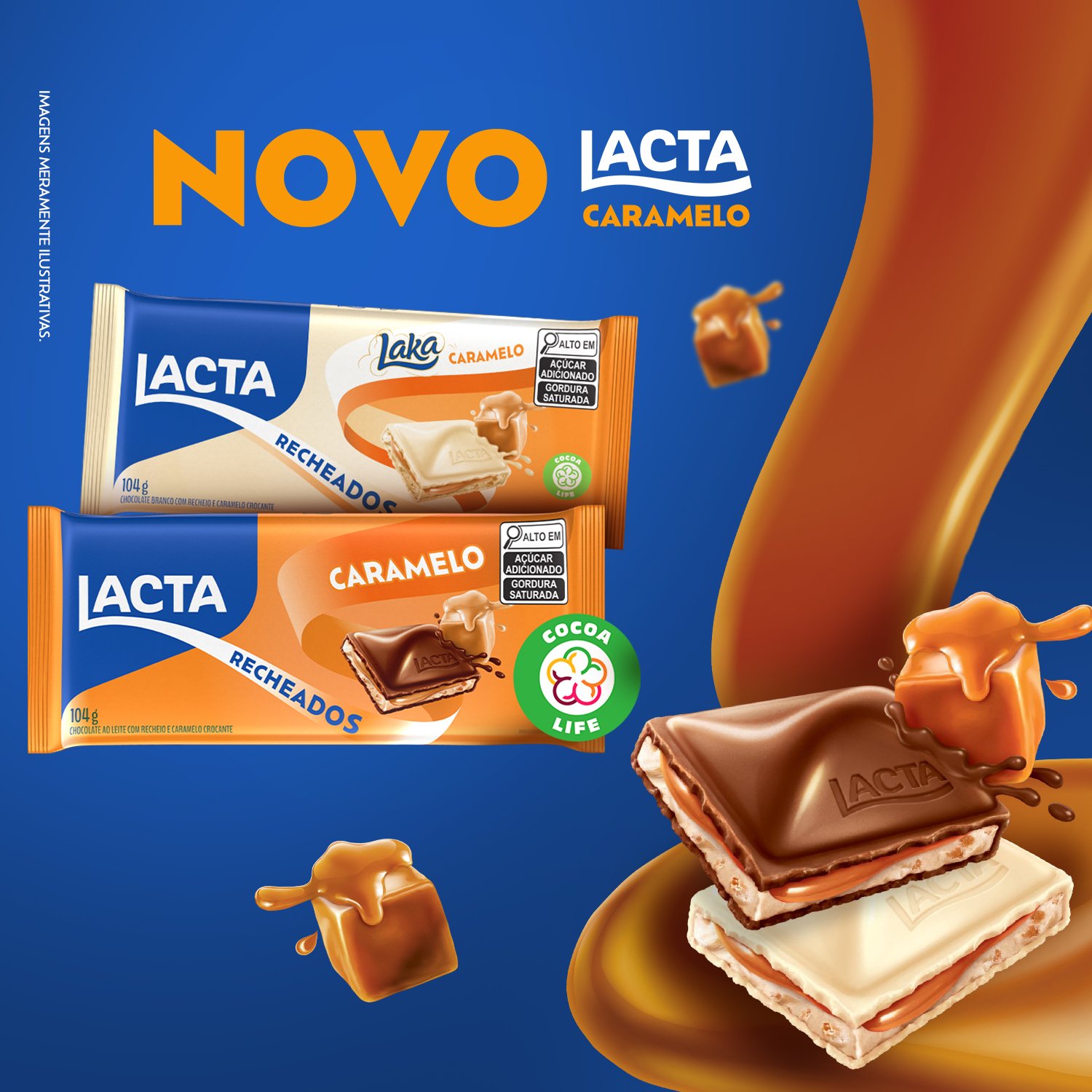 Lacta Caramelo Recheado 104g