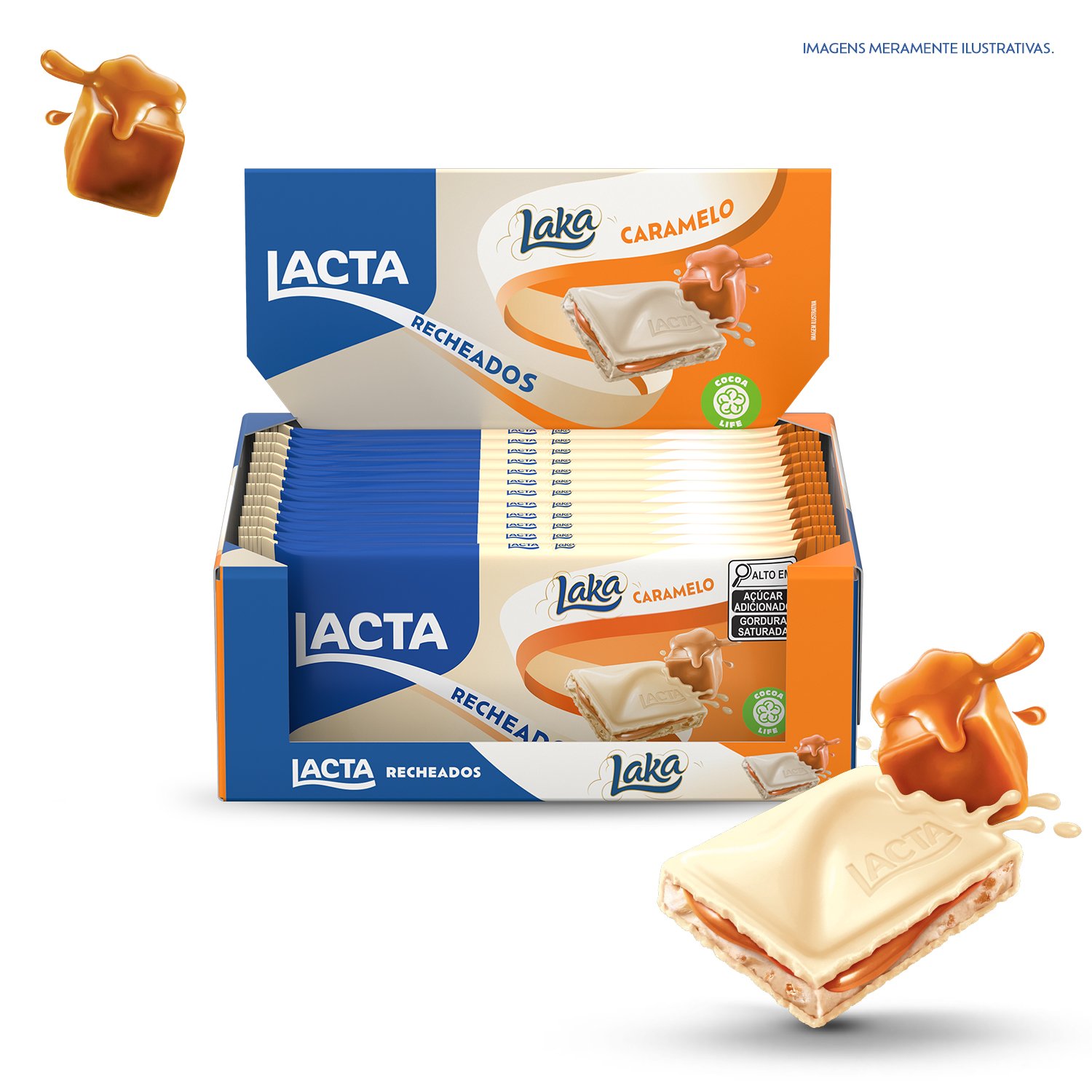 Laka Caramelo Recheado 104g