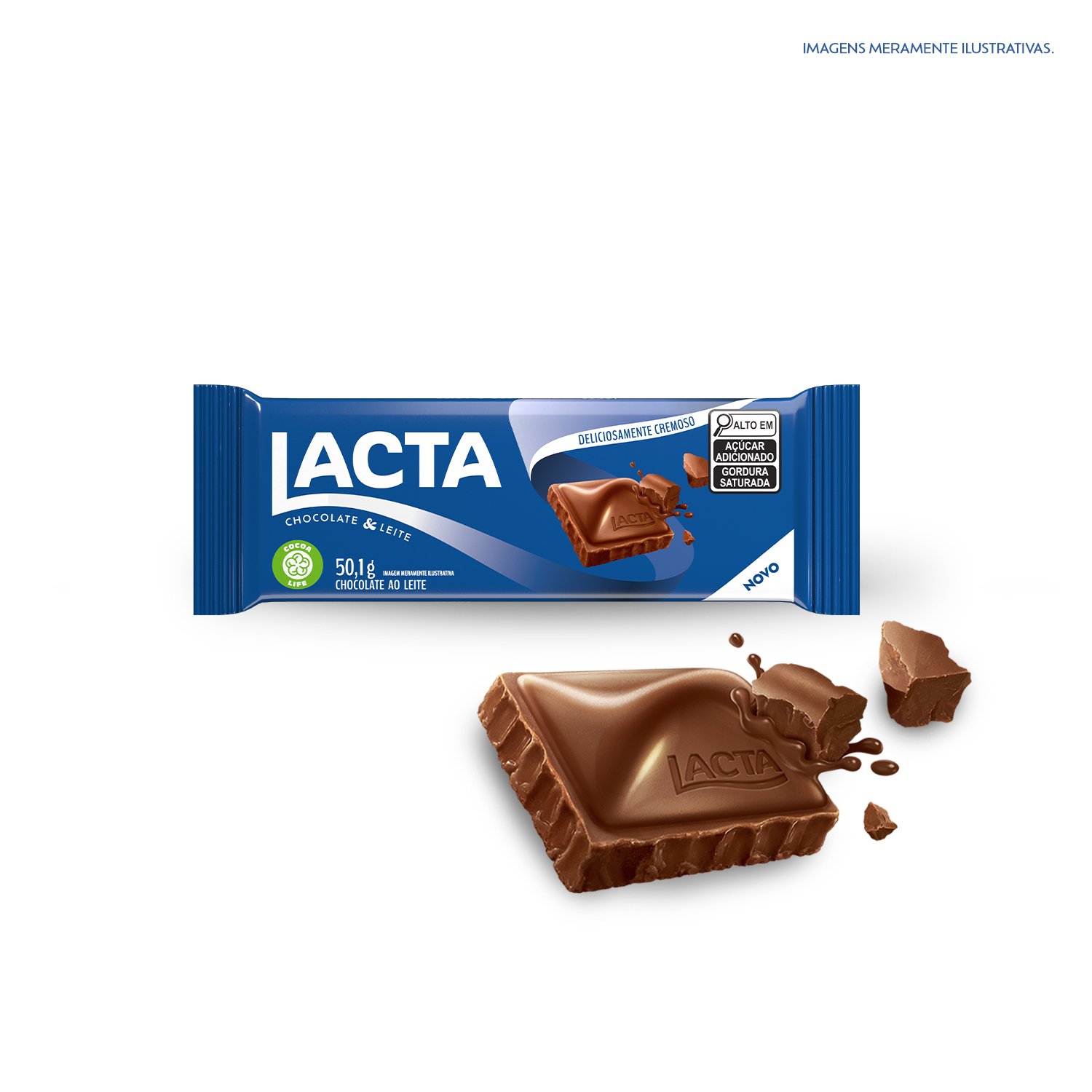 Lacta ao leite 50,1g