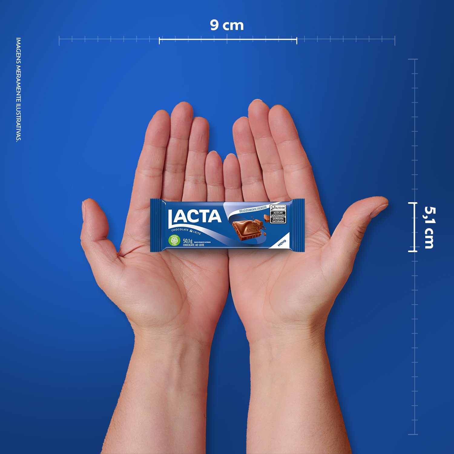Lacta ao leite 50,1g
