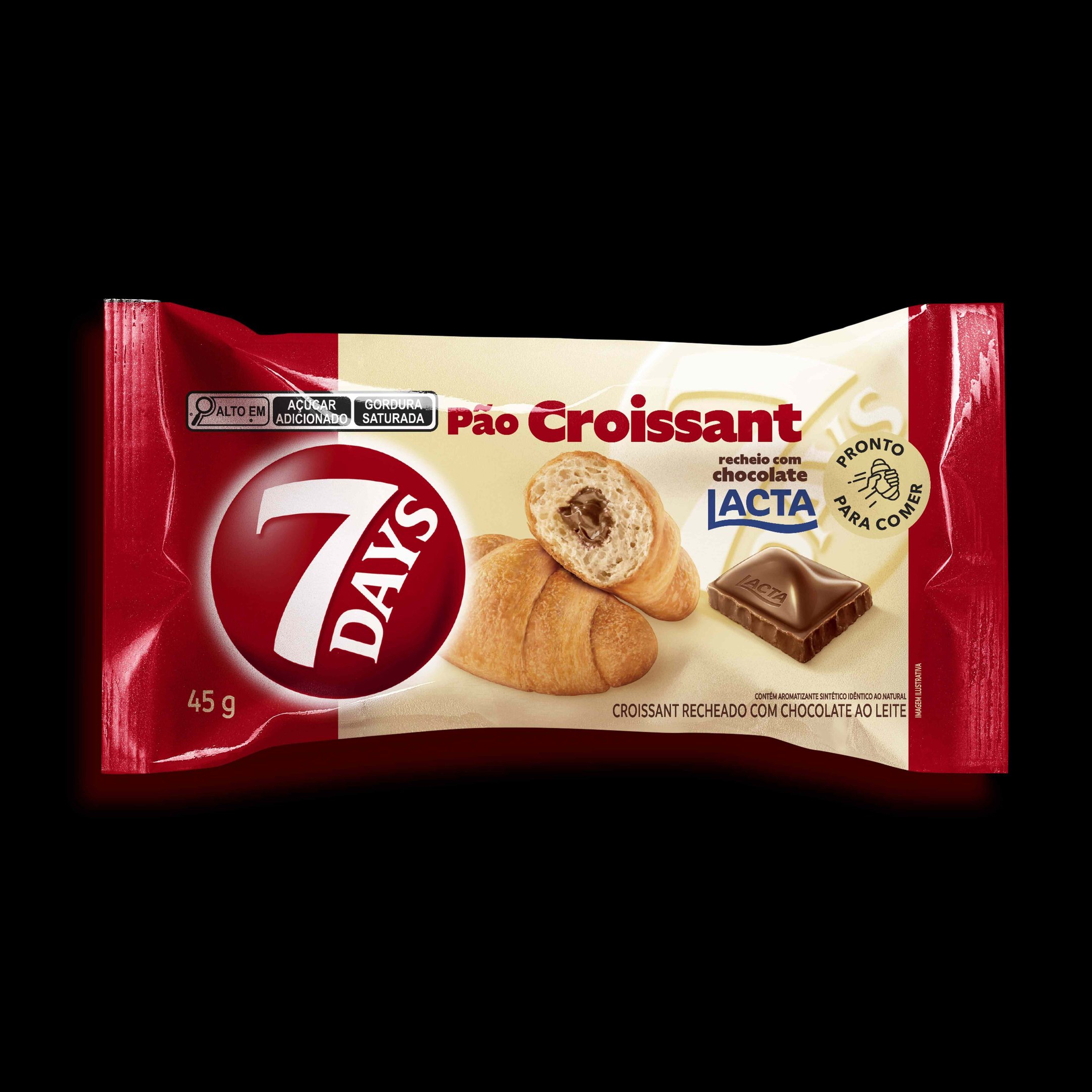 Croissant Ao Leite 7Days - Display com 13 unidades