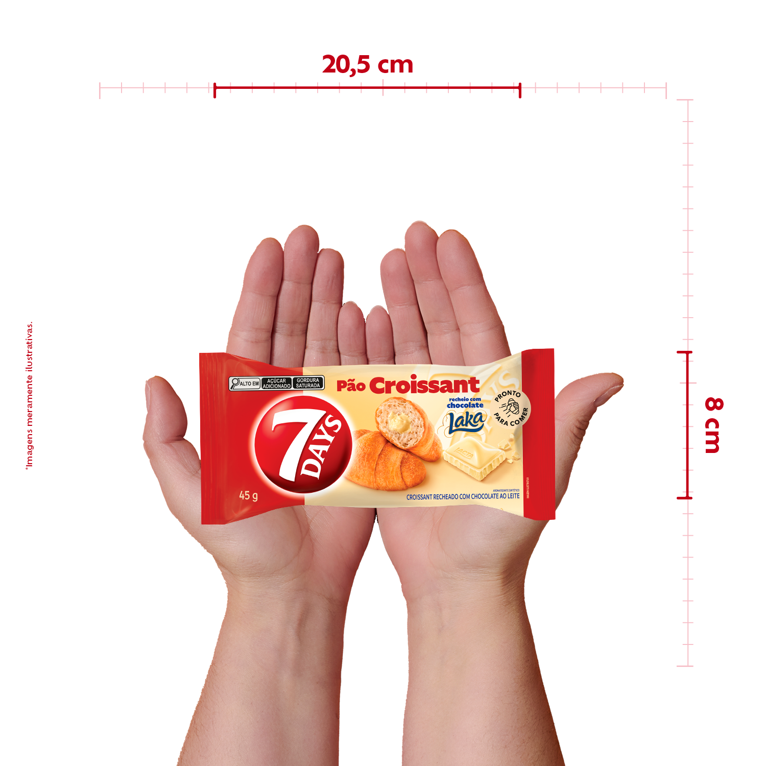 Croissant Laka 7Days - Display com 13 unidades