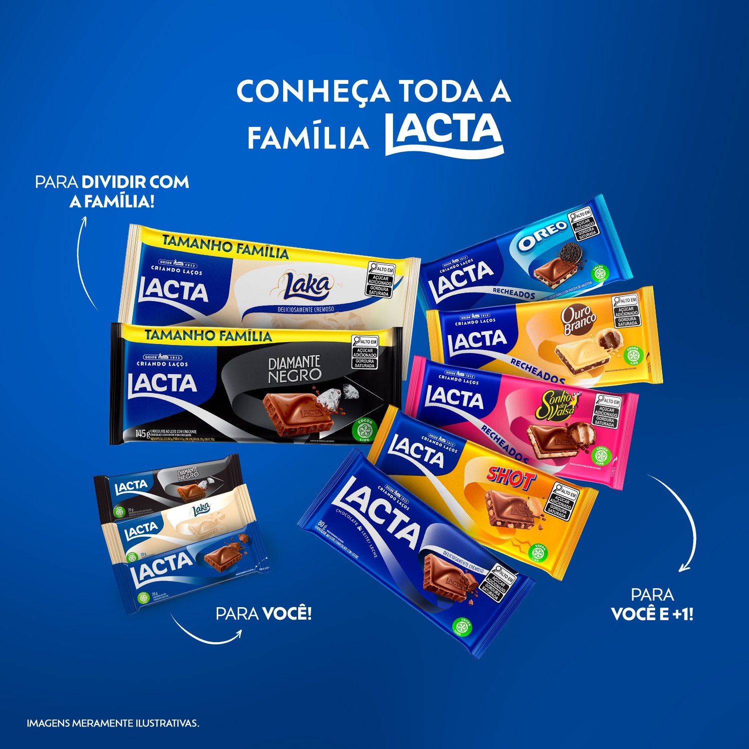 Chocolate ao Leite Lacta caixa com 20 unidades de 20g