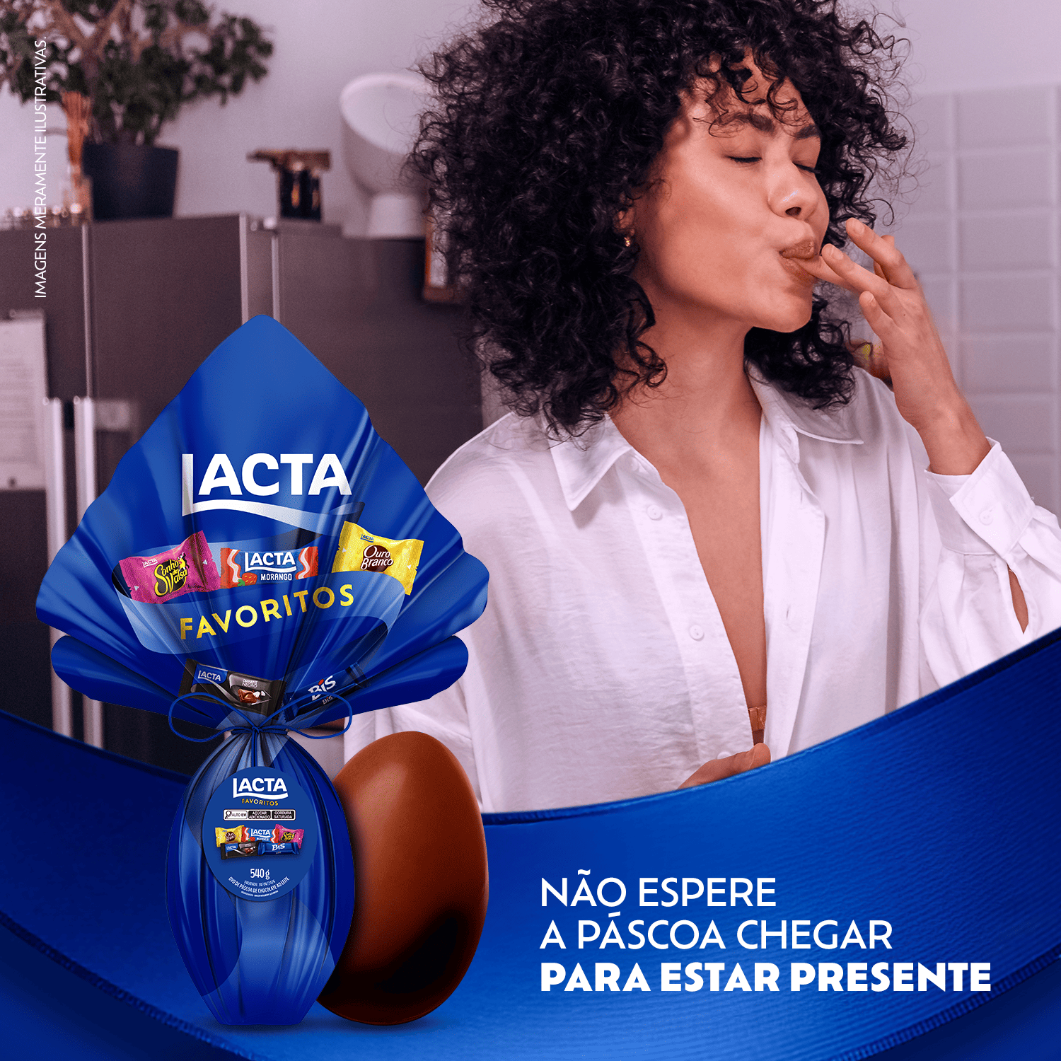 Ovo de P�scoa Lacta Favoritos 540g