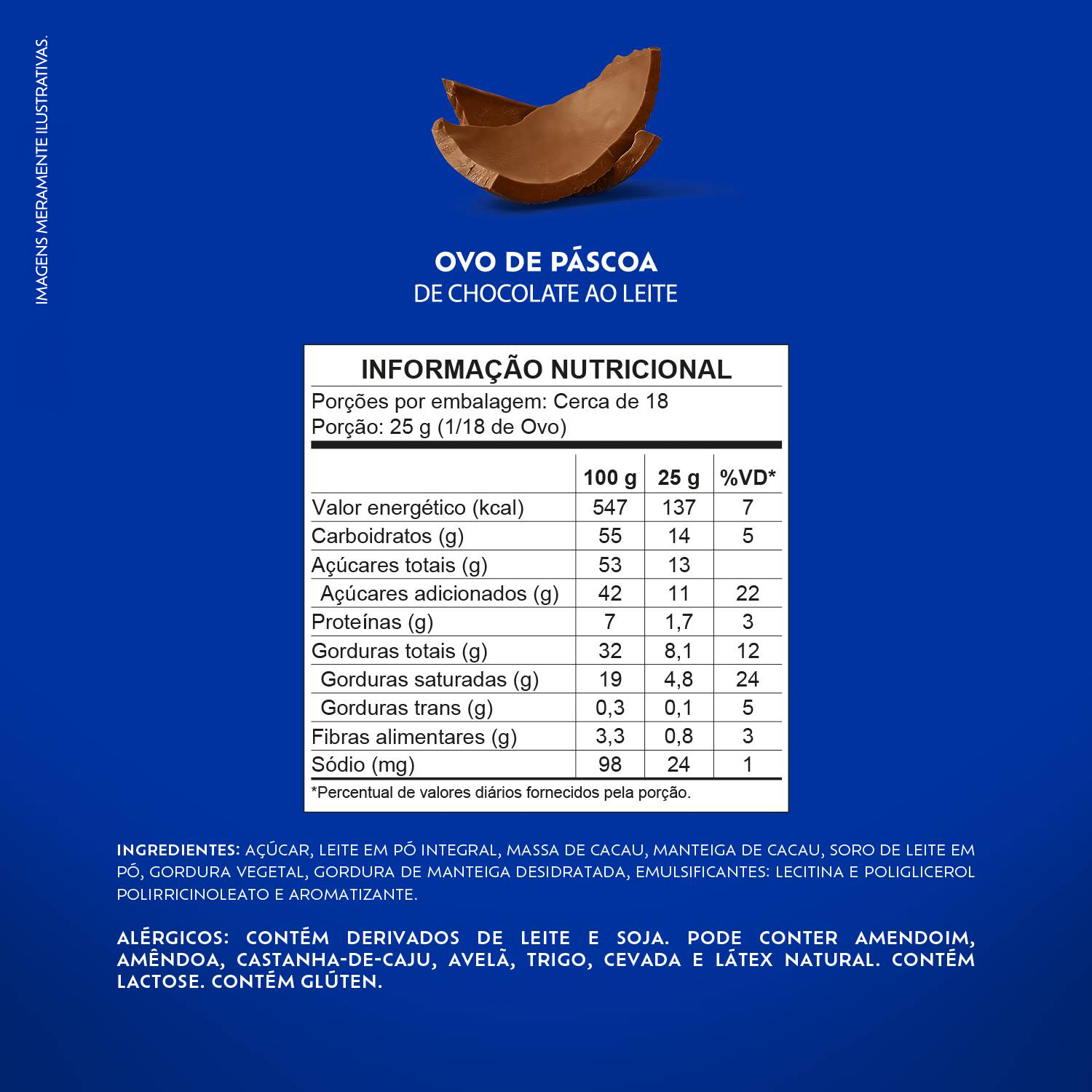 Ovo de P�scoa Lacta Favoritos 540g