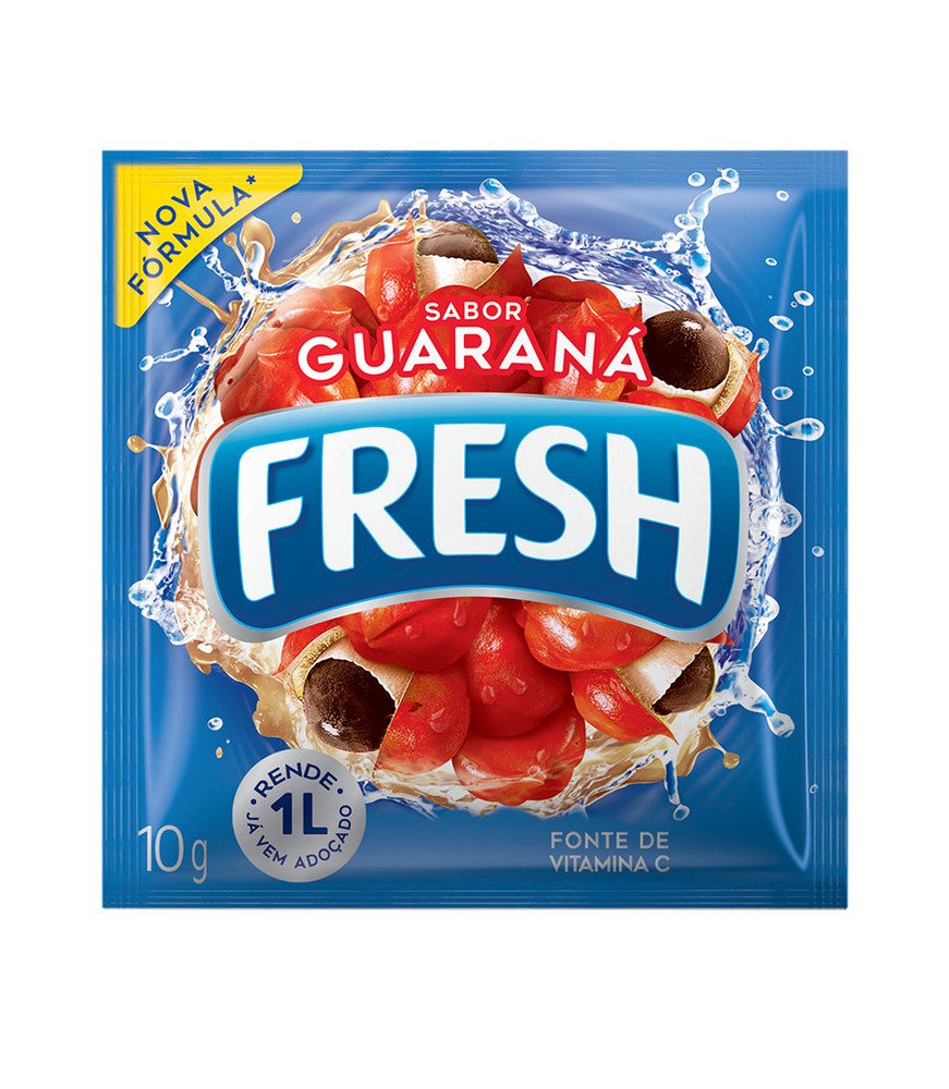 Refresco em p Fresh Guaran 10g