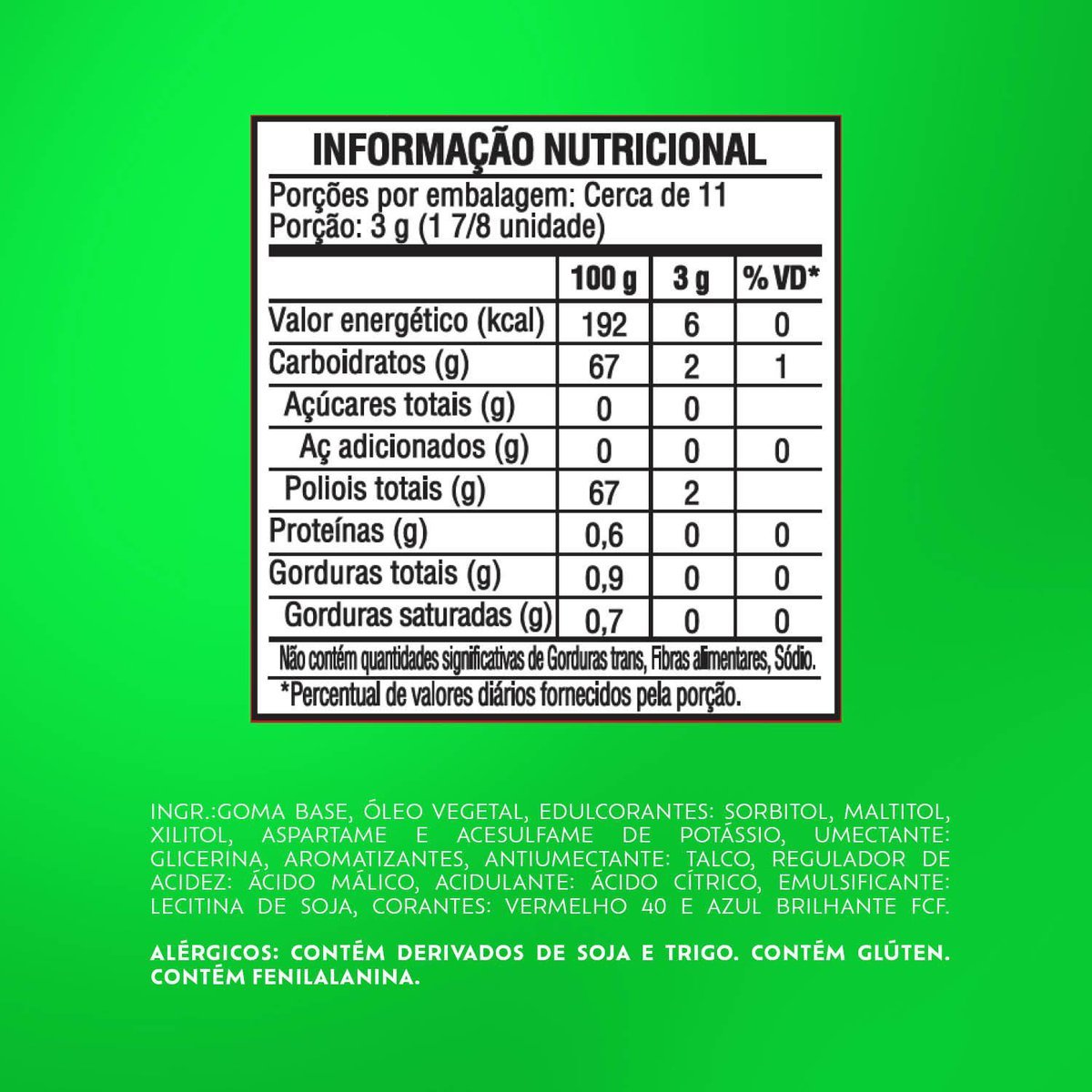 Chiclete Trident Melancia 32g - Pacote Com 4 embalagens